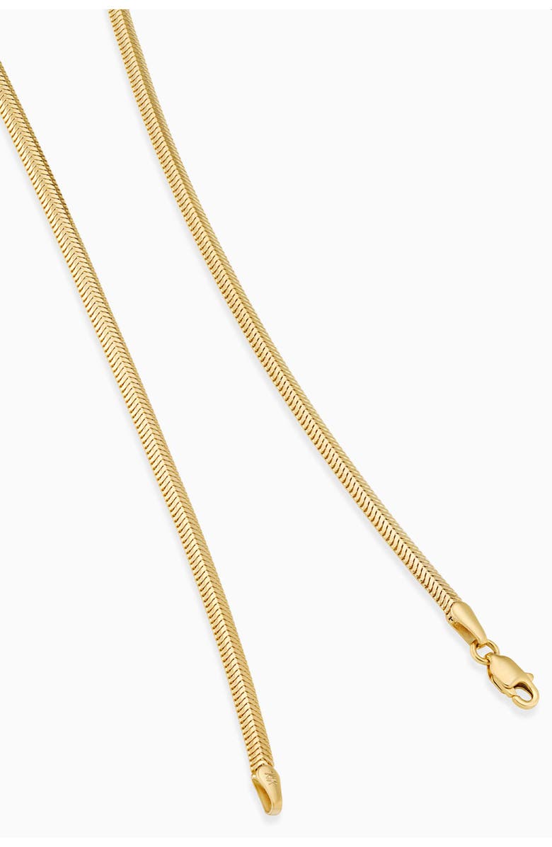 Oradina 14K Yellow Gold Snake Charmer Chain Necklace, Alternate, color, Yellow Gold