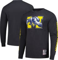 Mitchell & Ness Men's Mitchell & Ness  Charcoal Michigan Wolverines Team Pride Long Sleeve T-Shirt