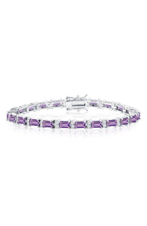 Emerald Cut Cubic Zirconia Bracelet