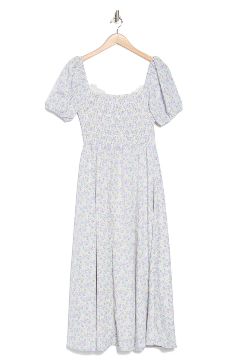 Lush Puff Sleeve Maxi Dress, Alternate, color,