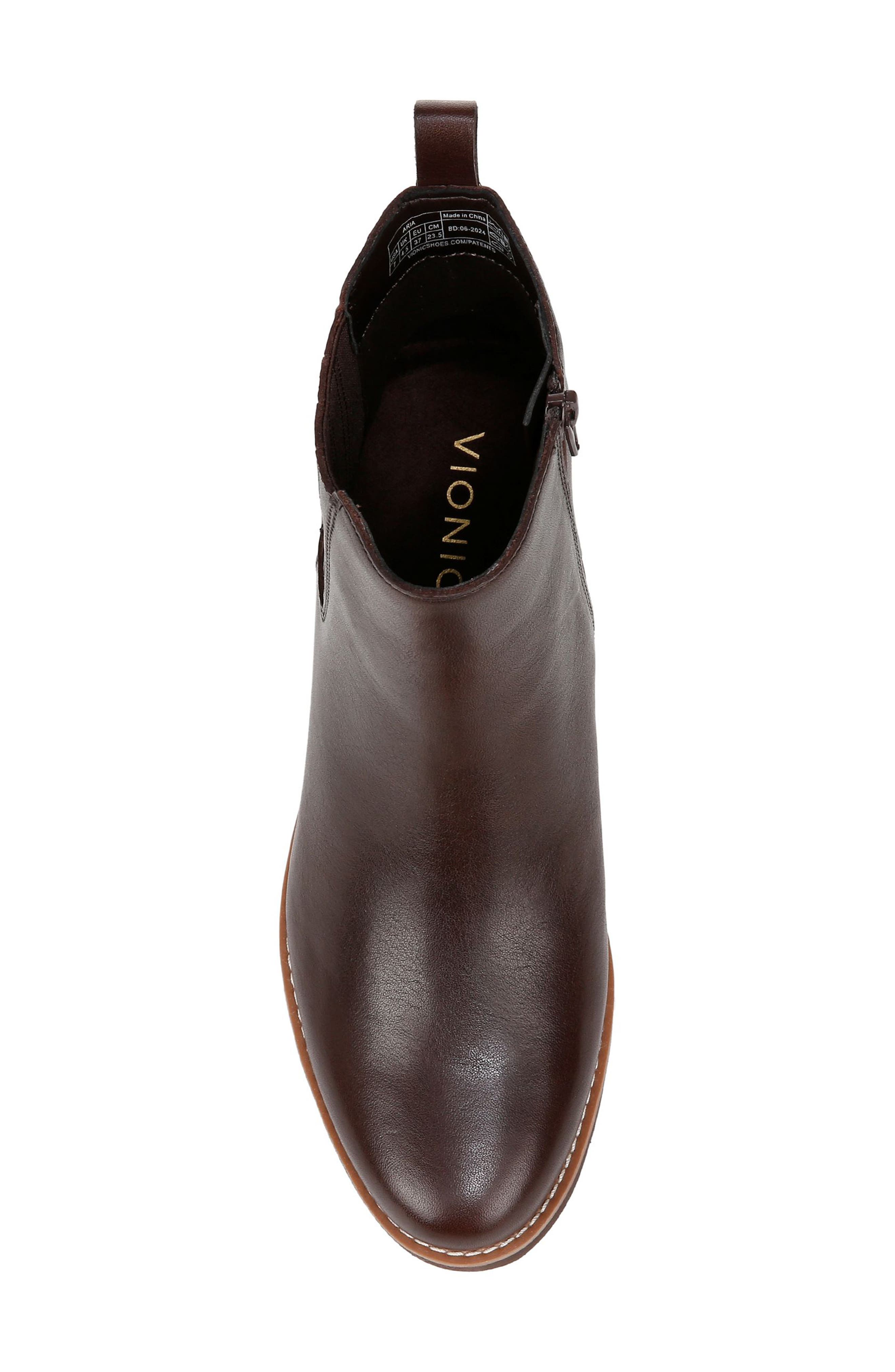 Aria Platform Bootie, Alternate, color, DARK BROWN