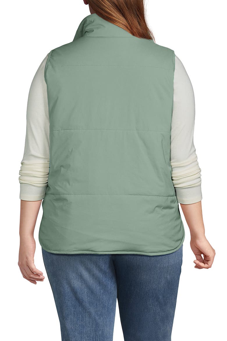 Plus Size WanderFree Insulated Vest, Alternate, color, Lily Pad Green