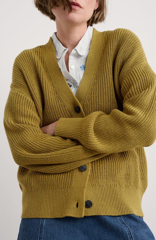 Seasalt Cornwall Winding Creek Oversize Organic Cotton Cardigan In Brown