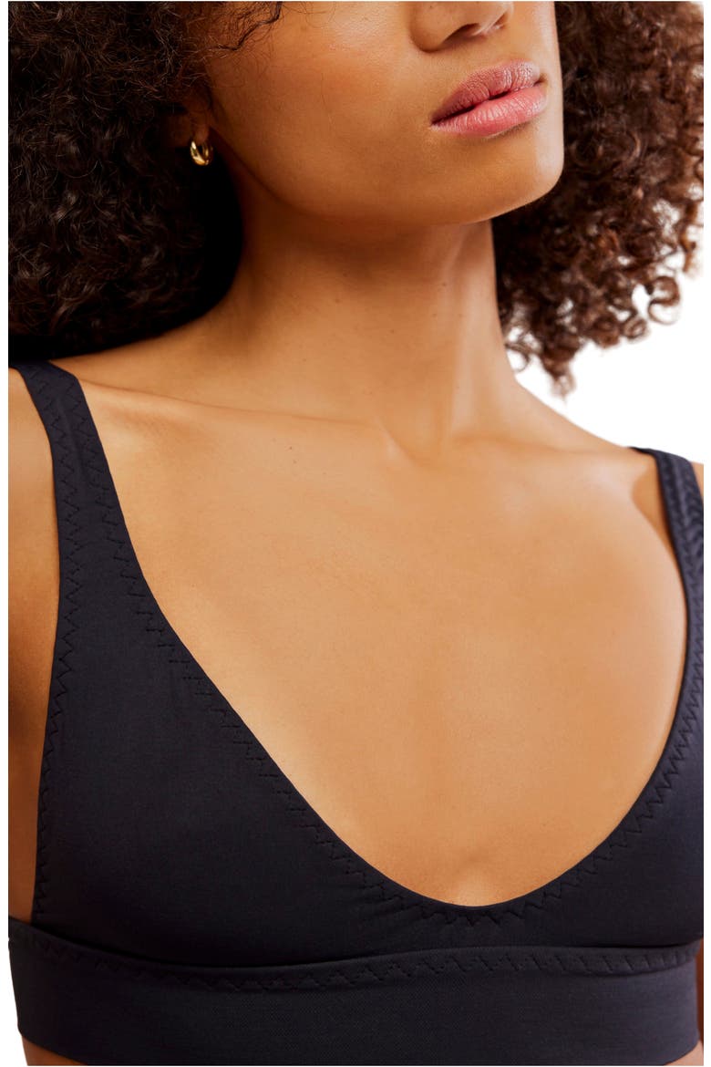 From the Start Bralette, Alternate, color, BLACK