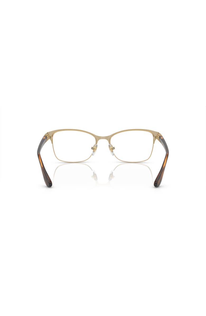 Vogue Eyewear 51mm Rectangle optical glasses, Alternate, color, Brown