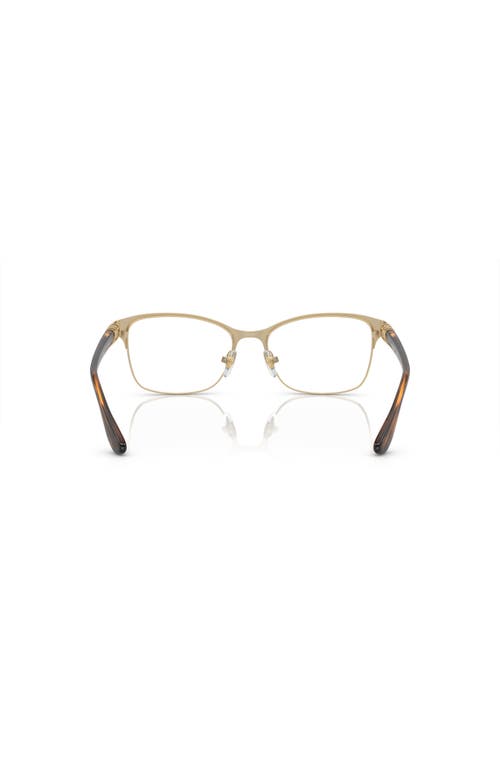 Vogue Eyewear 51mm Rectangle Optical Glasses In Gold