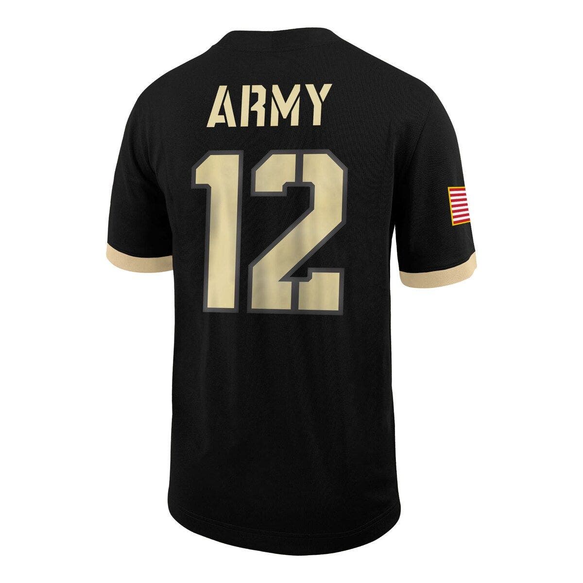 Nike Men's Nike #12 Black Army Black Knights Untouchable Football ...