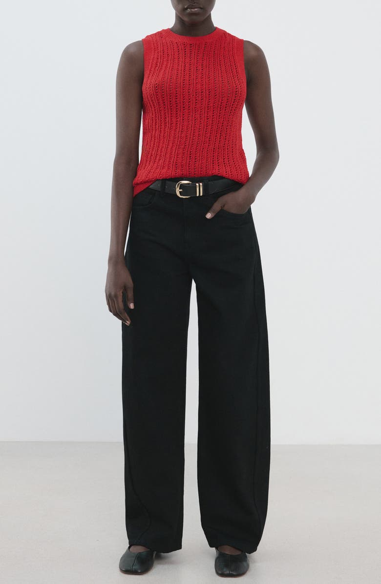 MANGO Sito Top, Alternate, color, Red