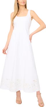 Halogen® Seamed A-Line Maxi Dress
