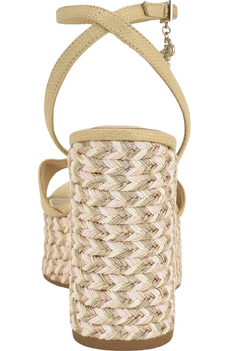 GUESS Everly Platform Wedge Sandal, Alternate, color,