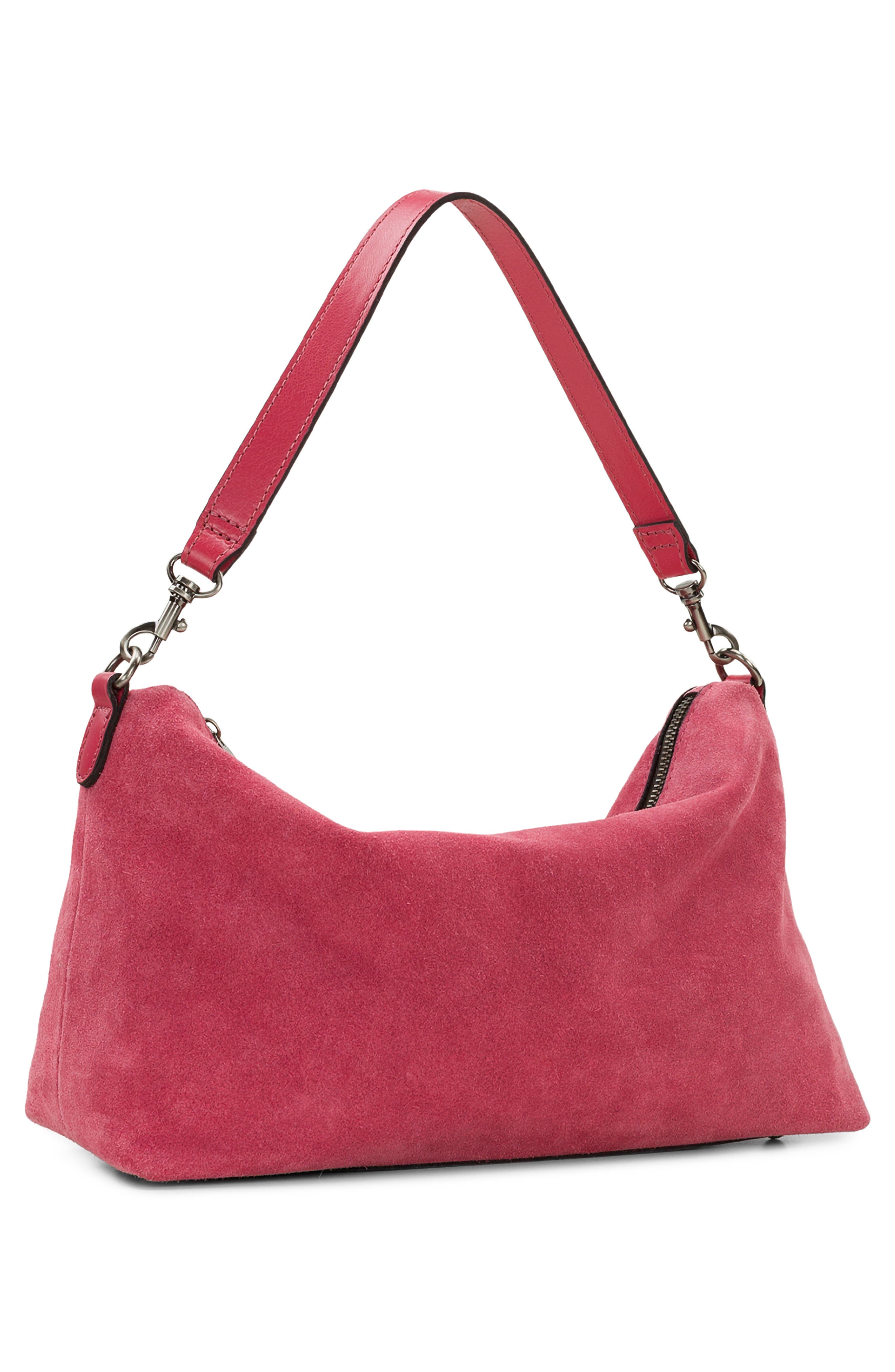 Maura Leather Crossbody Bag, Alternate, color, PETAL PINK