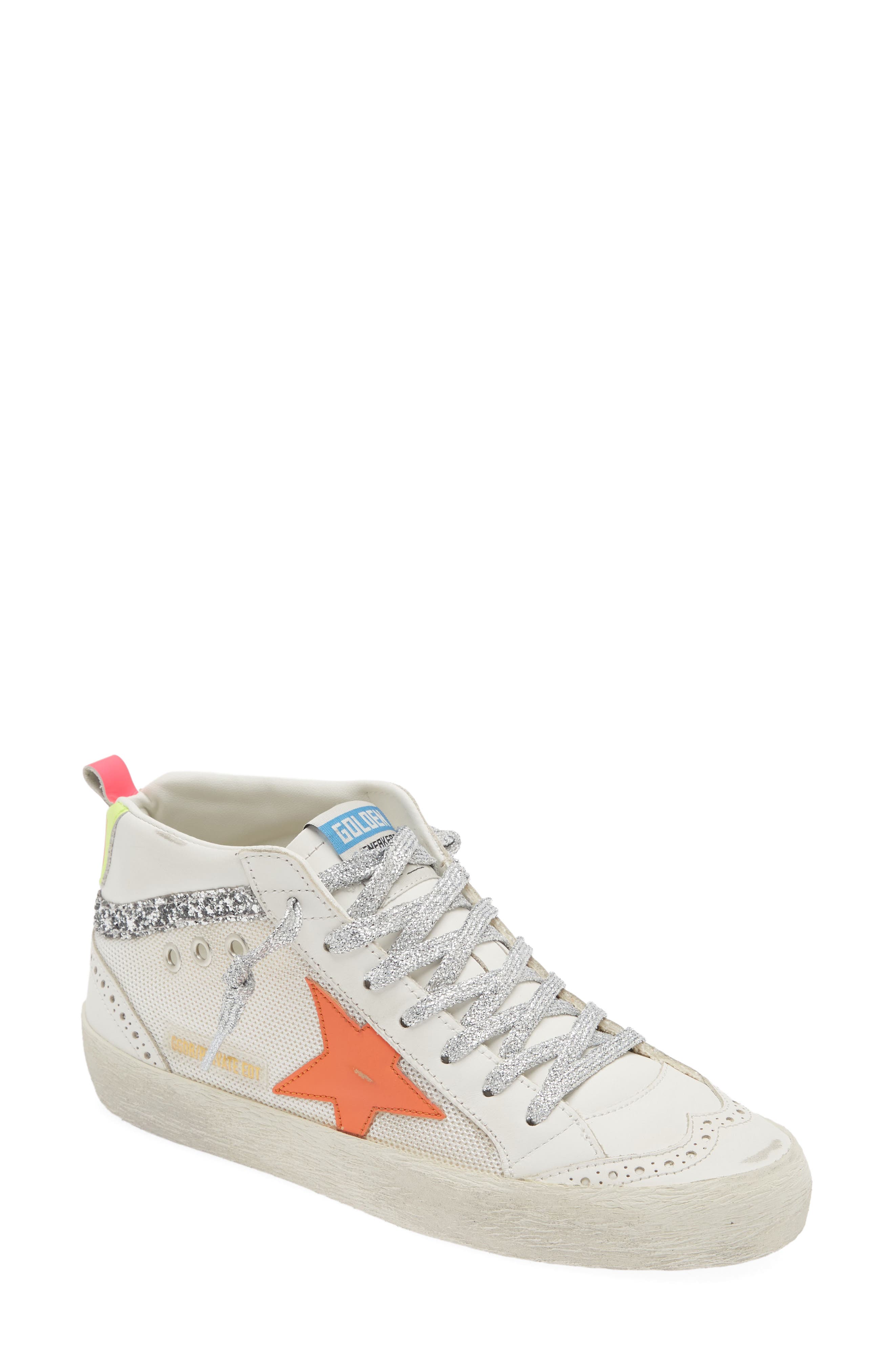 Golden Goose Mid Star Sneaker, Main, color, 