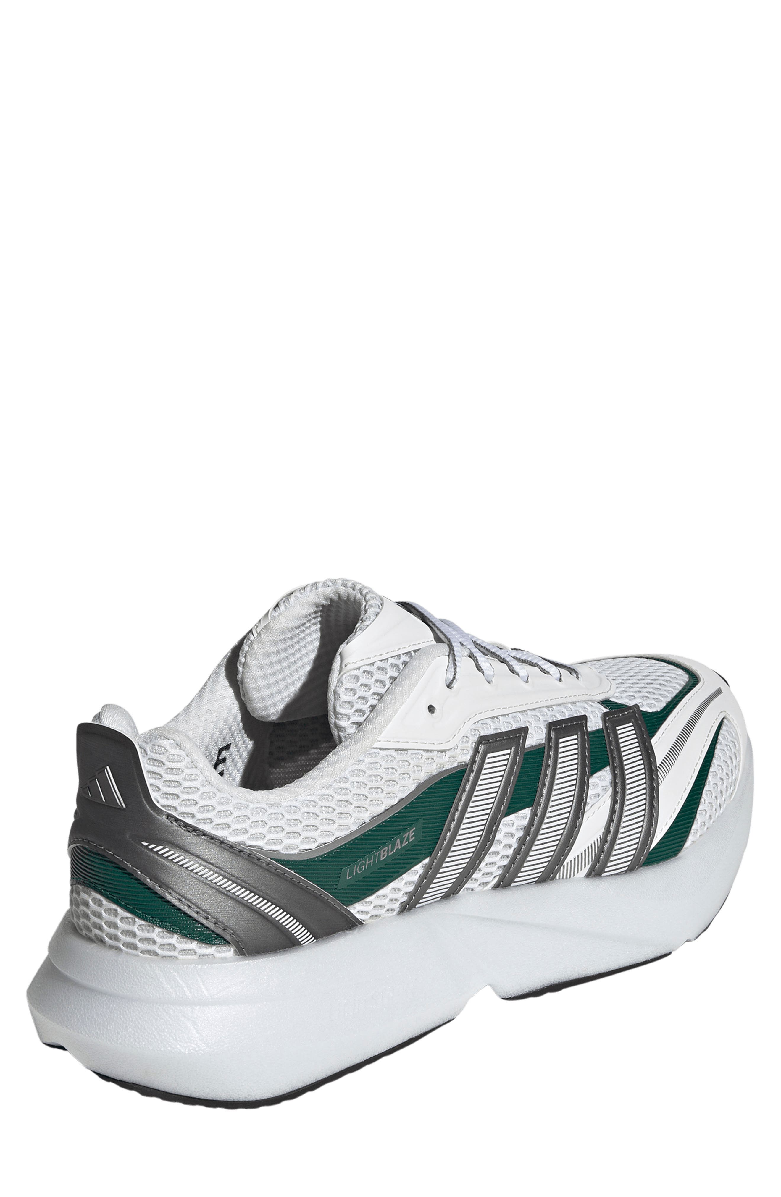Lightblaze Glow Sneaker, Alternate, color, WHITE/ IRON MET/ GREEN