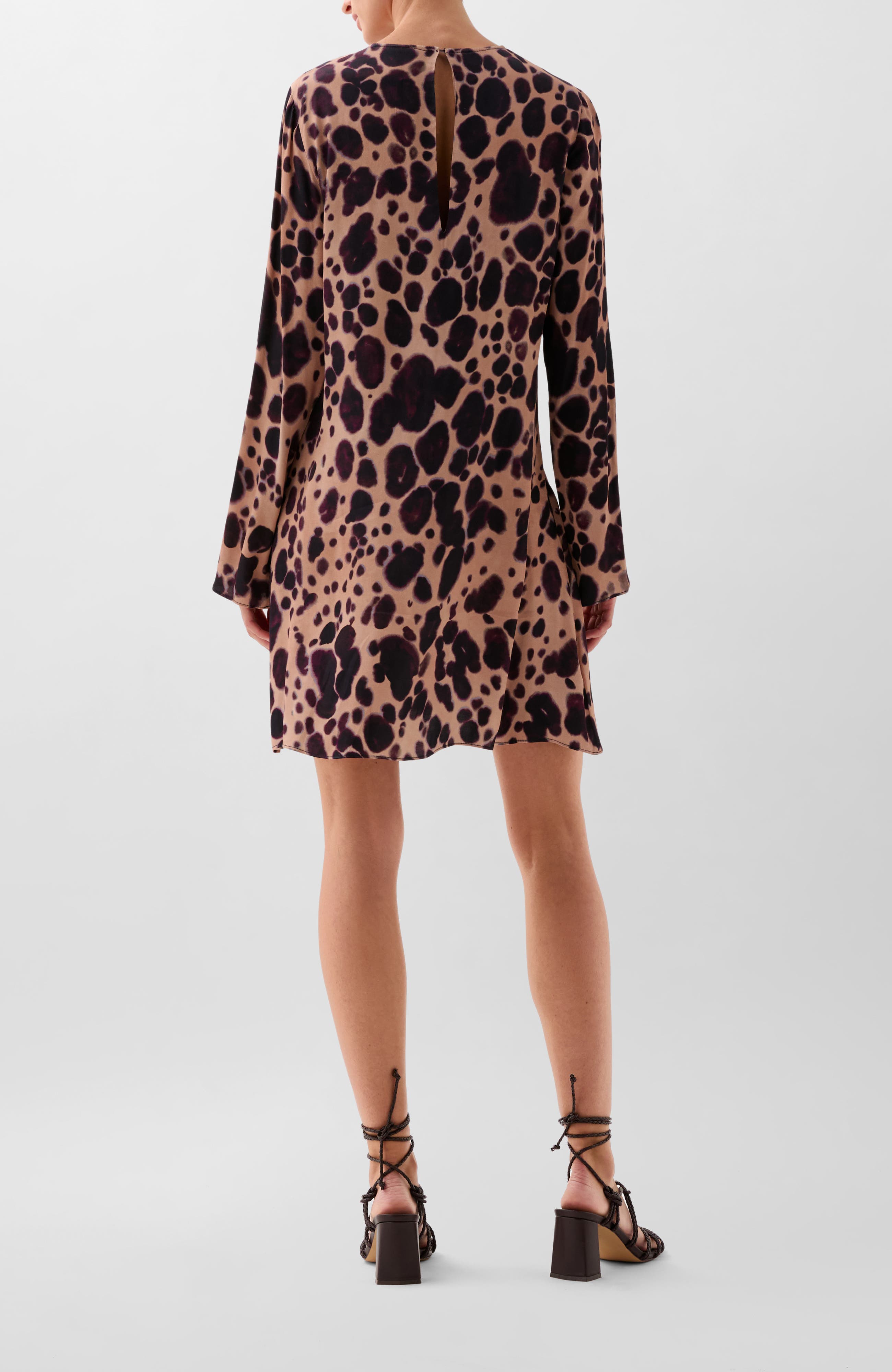 Paleleo Print Short Dress - image 2