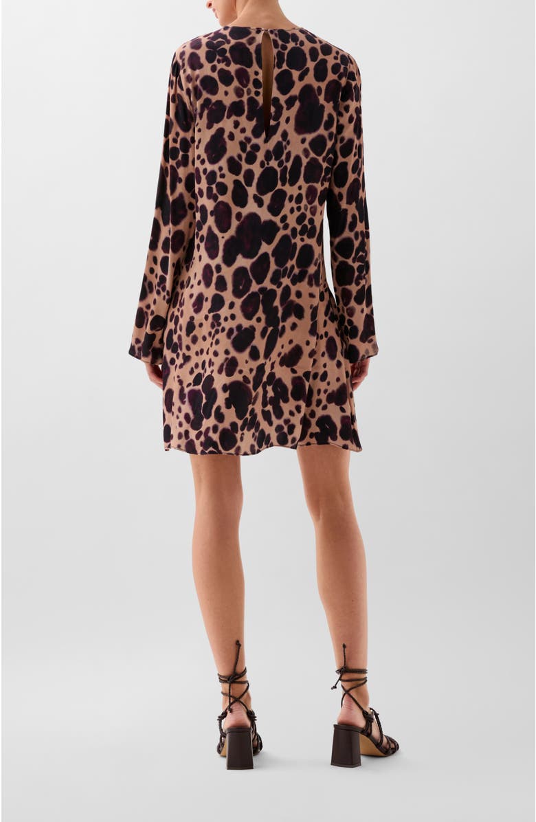 Scalpers Paleleo Print Short Dress, Alternate, color, Animalprint