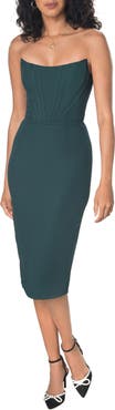 Dress the Population Cosette Strapless Corset Dress