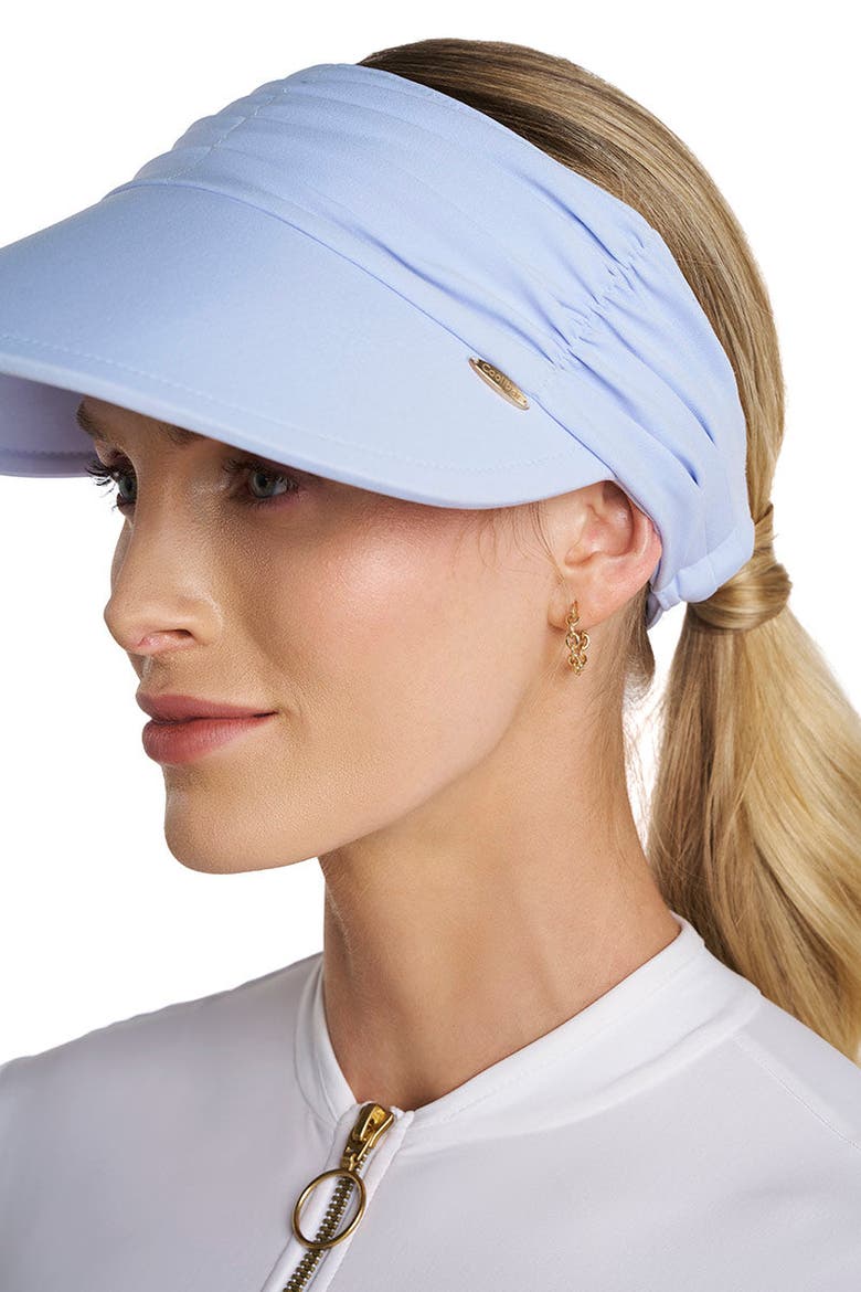 Women's Exuma Swim Visor, UPF 50+ Sun Protection, Alternate, color, Periwinkle Purple