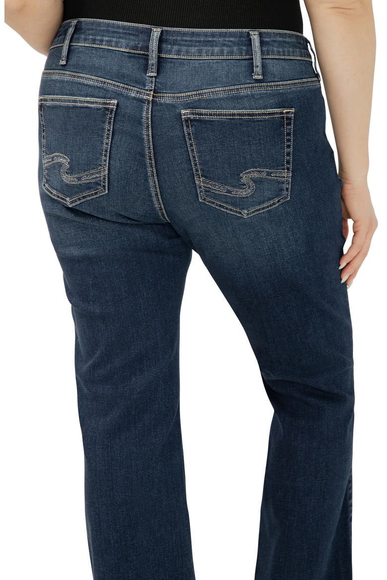 Elyse Curvy Mid Rise Bootcut Jeans, Alternate, color, HARLOW