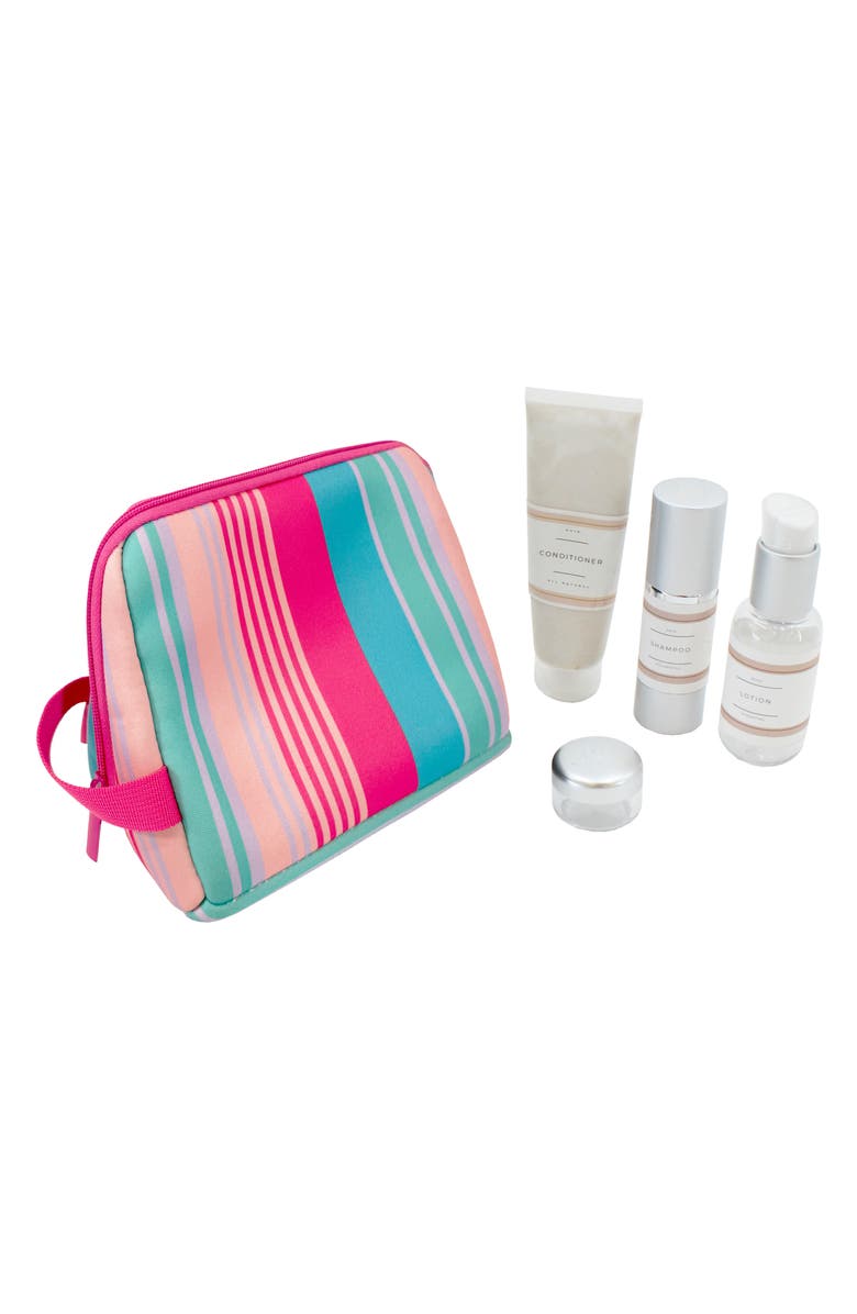 MYTAGALONGS In Style Cosmetic Bag, Alternate, color, Sienna Stripe