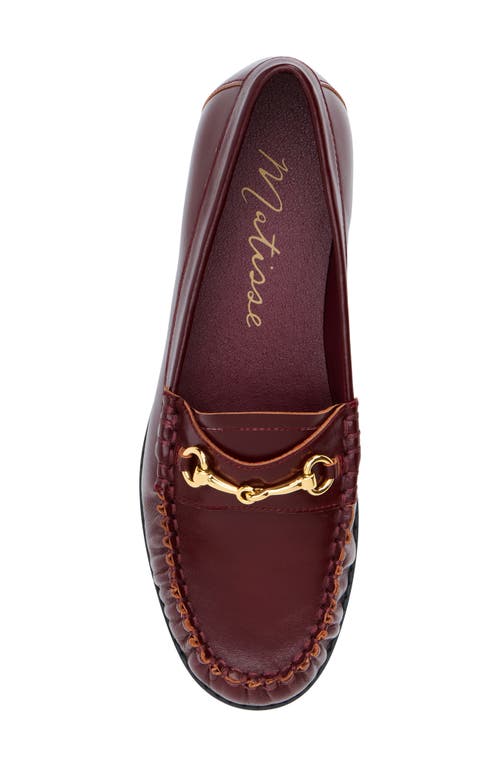 Matisse Danny Bit Loafer In Burgundy