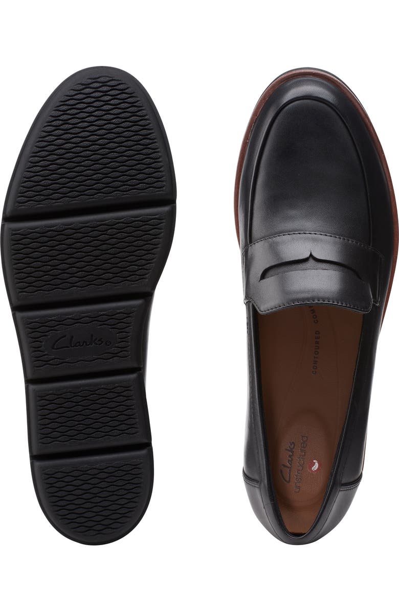 Clarks<sup>®</sup> Shaylin Step Wedge Penny Loafer, Alternate, color,