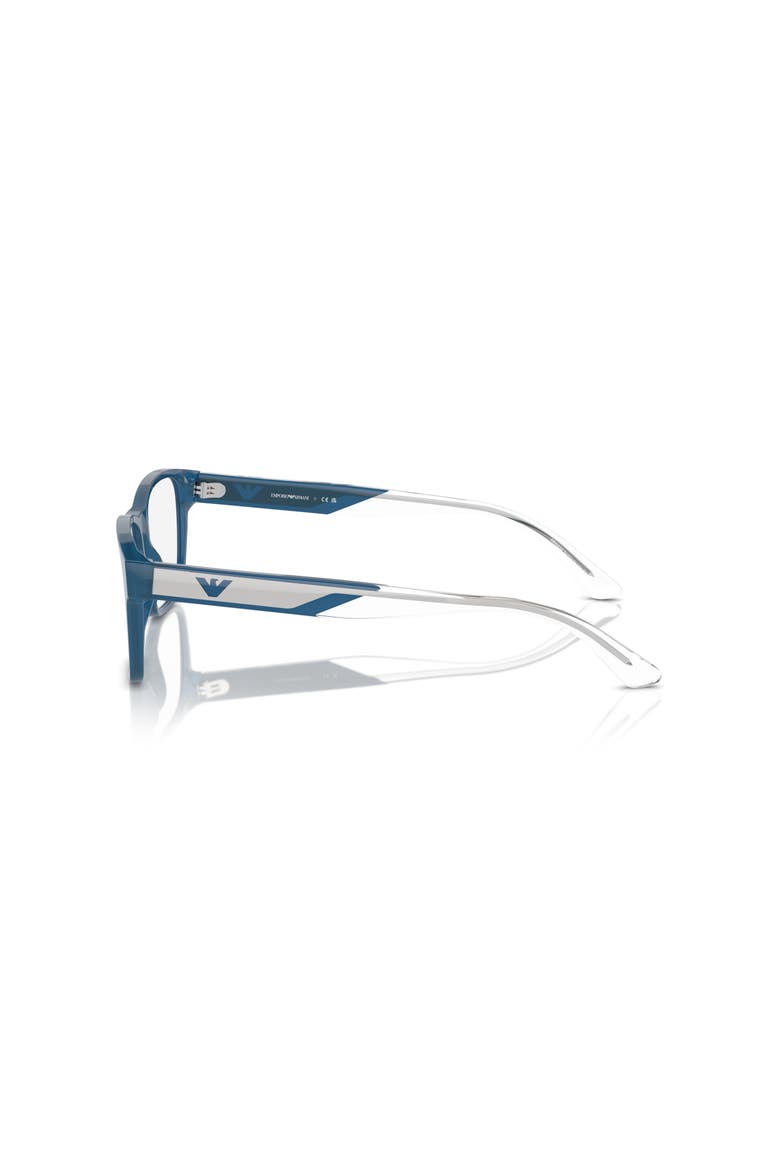 55mm Rectangle optical glasses, Alternate, color, Blue