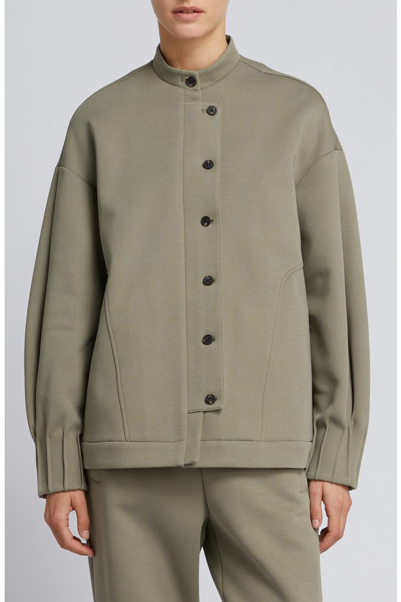 Aceto Cotton Blend Jacket, Main, color, HORN GREY GREEN