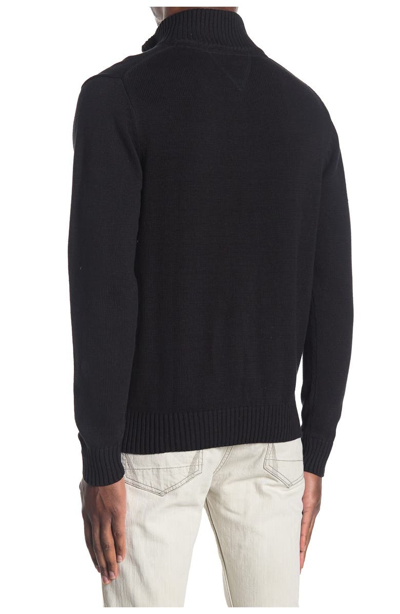 Weatherproof<sup>®</sup> Snowflake Print 1/4 Zip Sweater, Alternate, color, 