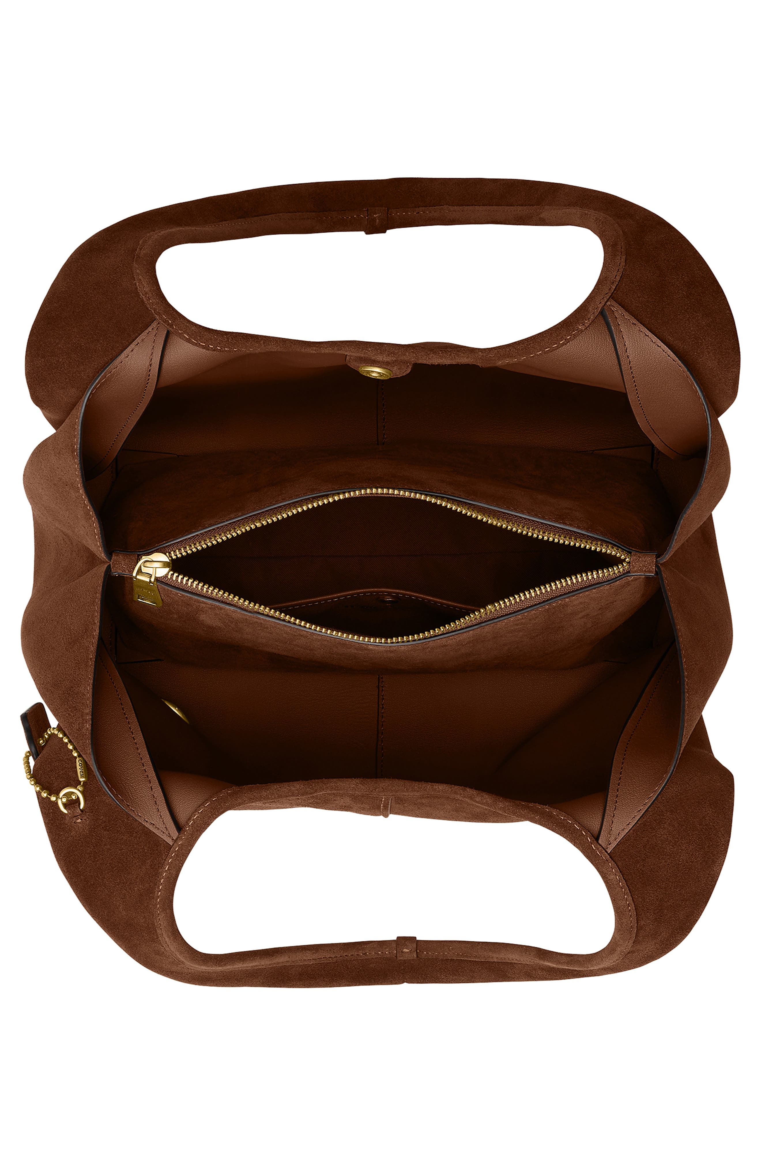 COACH Lana Suede Shoulder Bag, Alternate, color, 