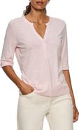 Sanctuary Rolled Sleeve V-Neck T-Shirt