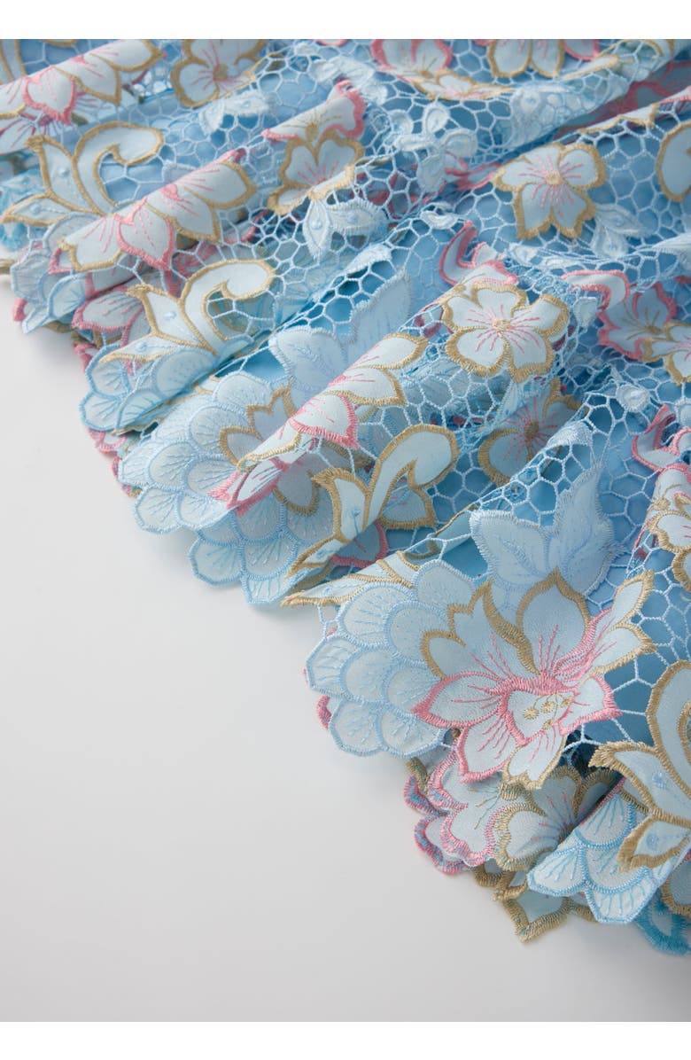 Marlo Kids Lilia Embroidered Mini Dress, Alternate, color, Floral