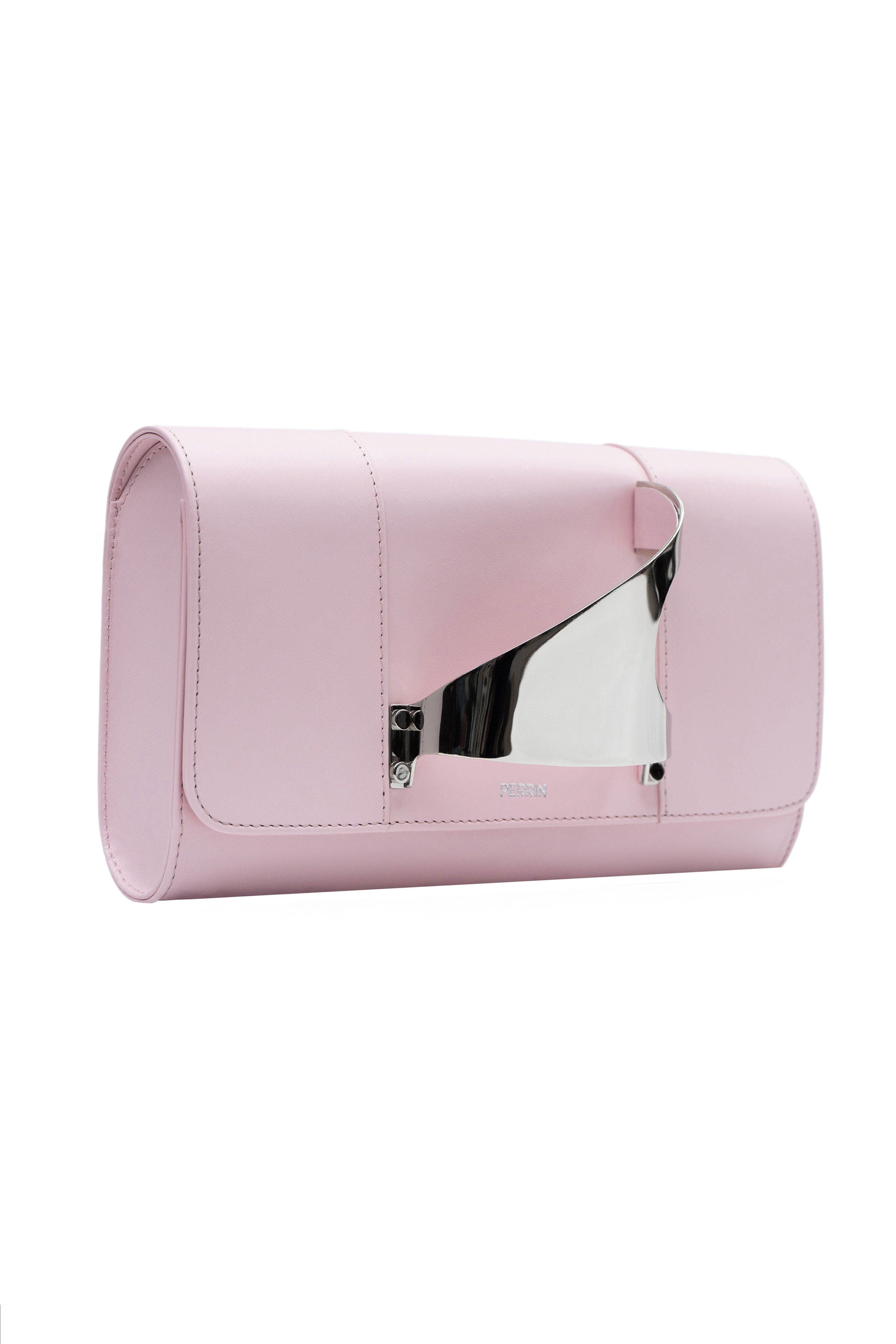 PERRIN PARIS L'Eiffel Classic Clutch, Alternate, color, Puff Pink