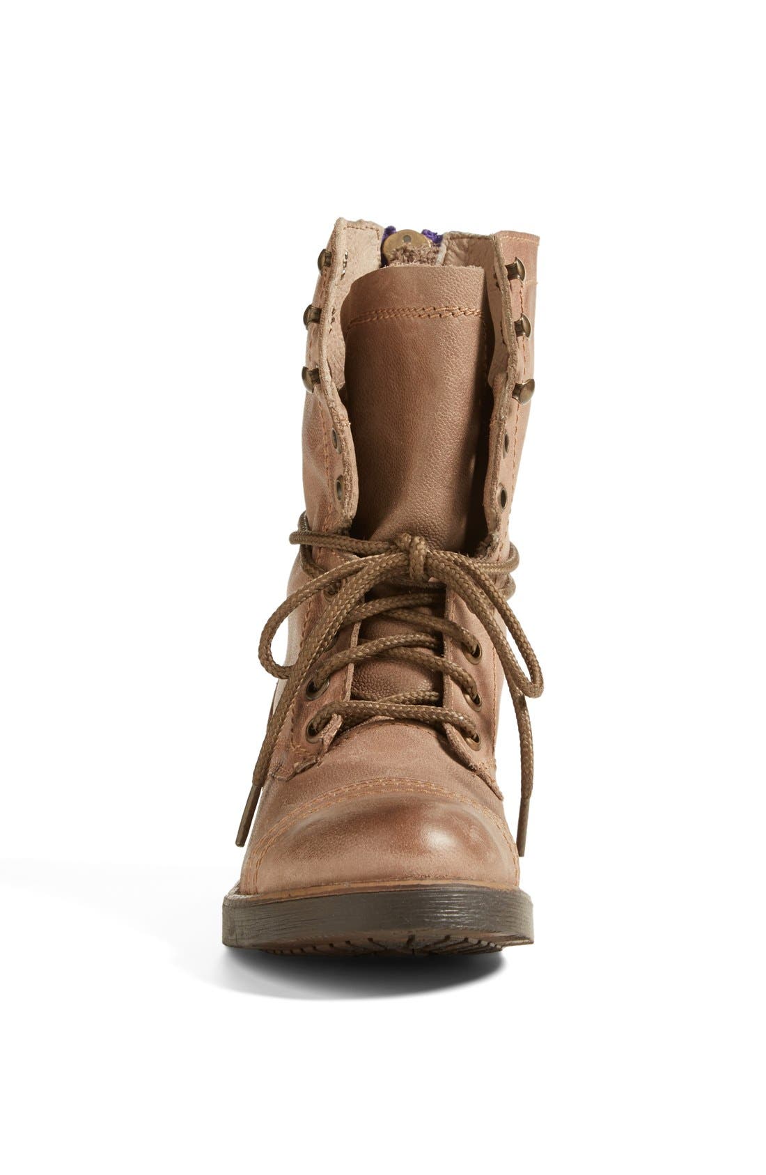 Steve Madden 'Munch' Military Boot, Alternate, color, 