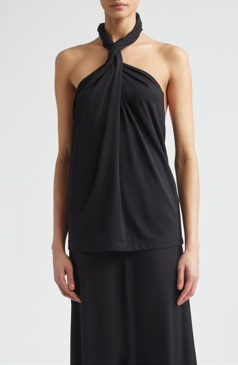 Twisted Jersey Halter Top