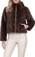 Lyla Grant Fur-Free Mink (Faux Fur) Hooded Jacket