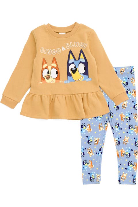 Fleece Sweatshirt and Leggings Set