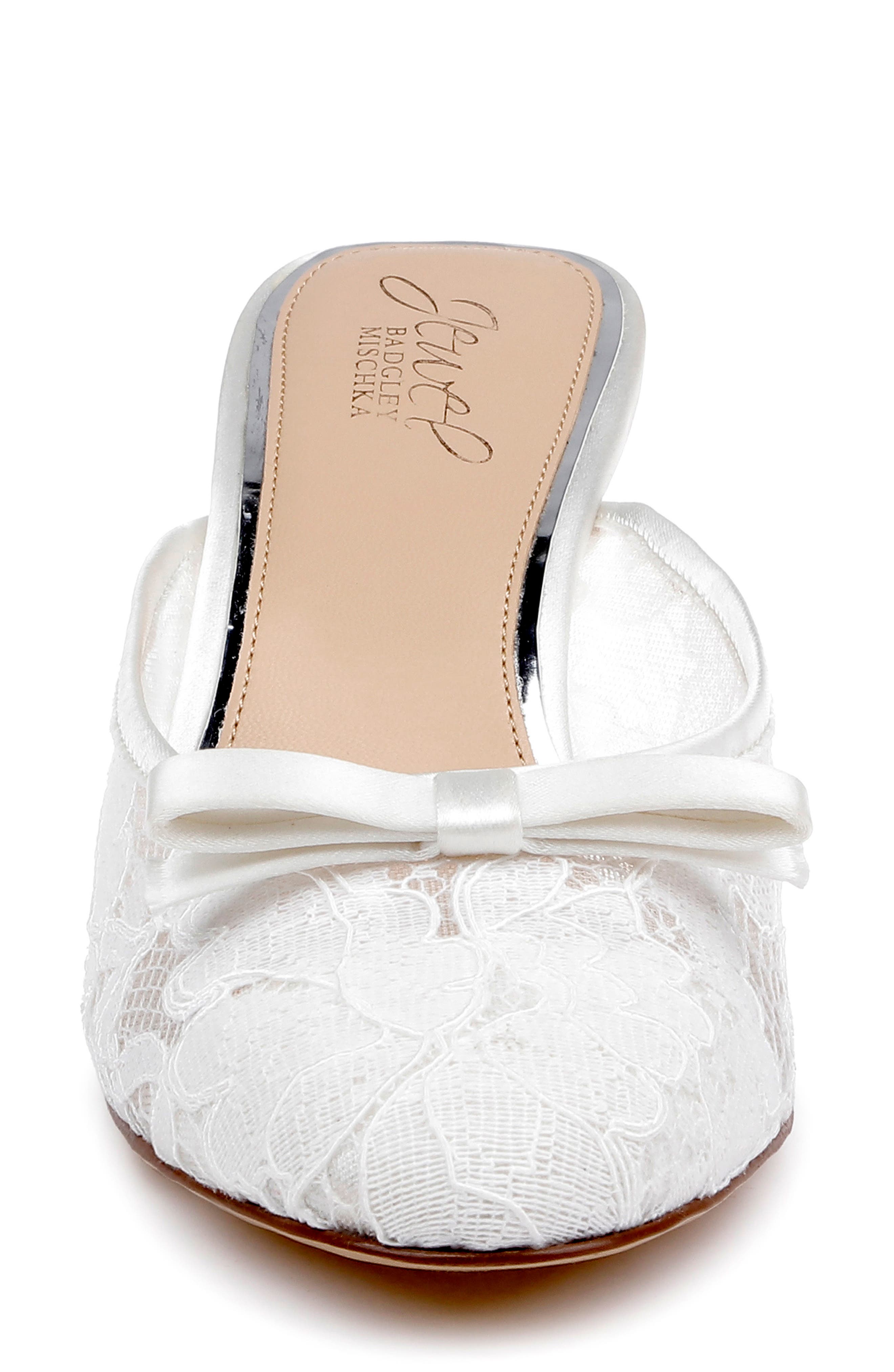 Elliot Mule, Alternate, color, IVORY SATIN