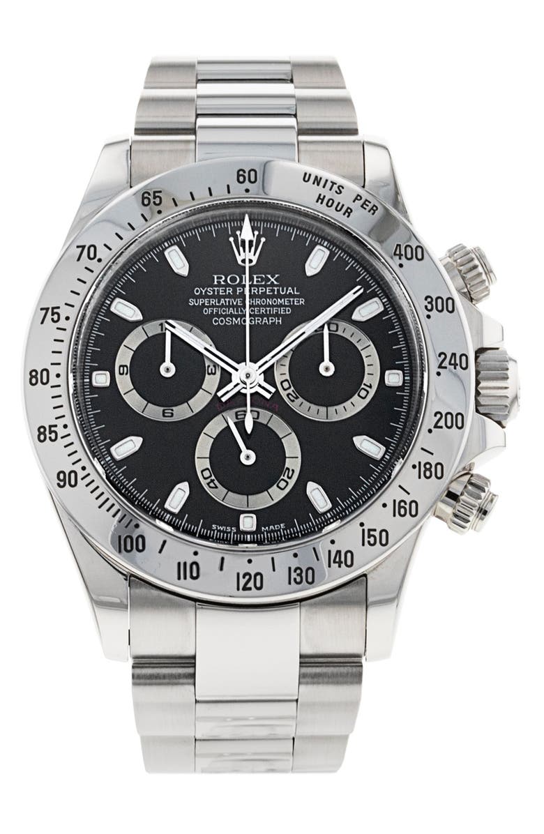 Watchfinder & Co. Rolex Preowned Daytona Chronograph Bracelet Watch, 40mm, Main, color,