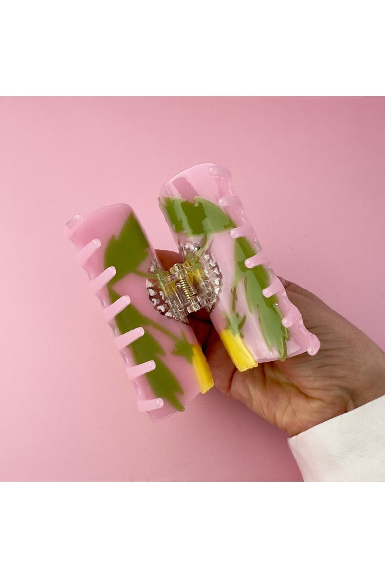Dandelion Hair Claw, Alternate, color, Pink