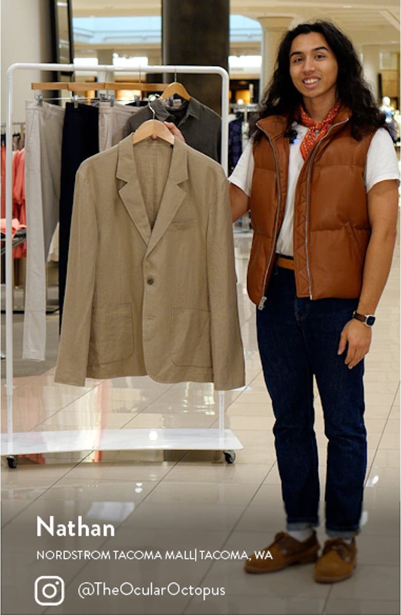 Relaxed Fit Hemp Sport Coat, sales video thumbnail