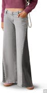 MANGO TEEN Two-Tone Low Rise Wide Leg Jeans
