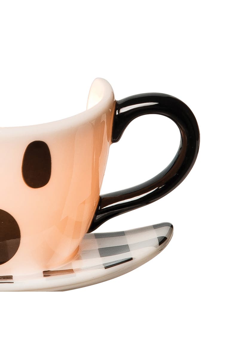 Ghost Halloween Decorative LED Ceramic Teacup Night Light, Alternate, color, White