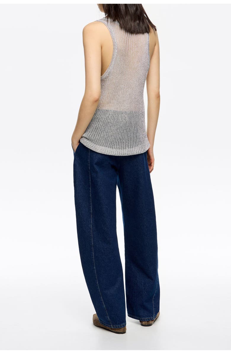 Bimba y Lola Buckled Denim Jeans, Alternate, color, Dark Denim Blue