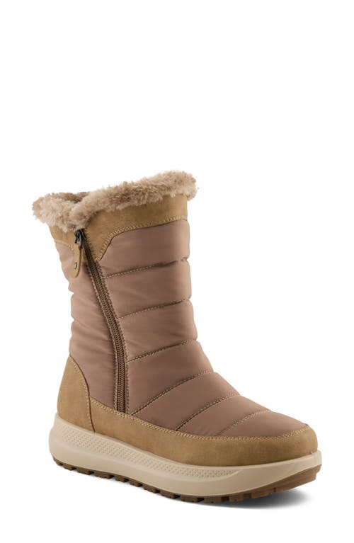 Flexus By Spring Step Leader Faux-fur Lined Boot In Brown