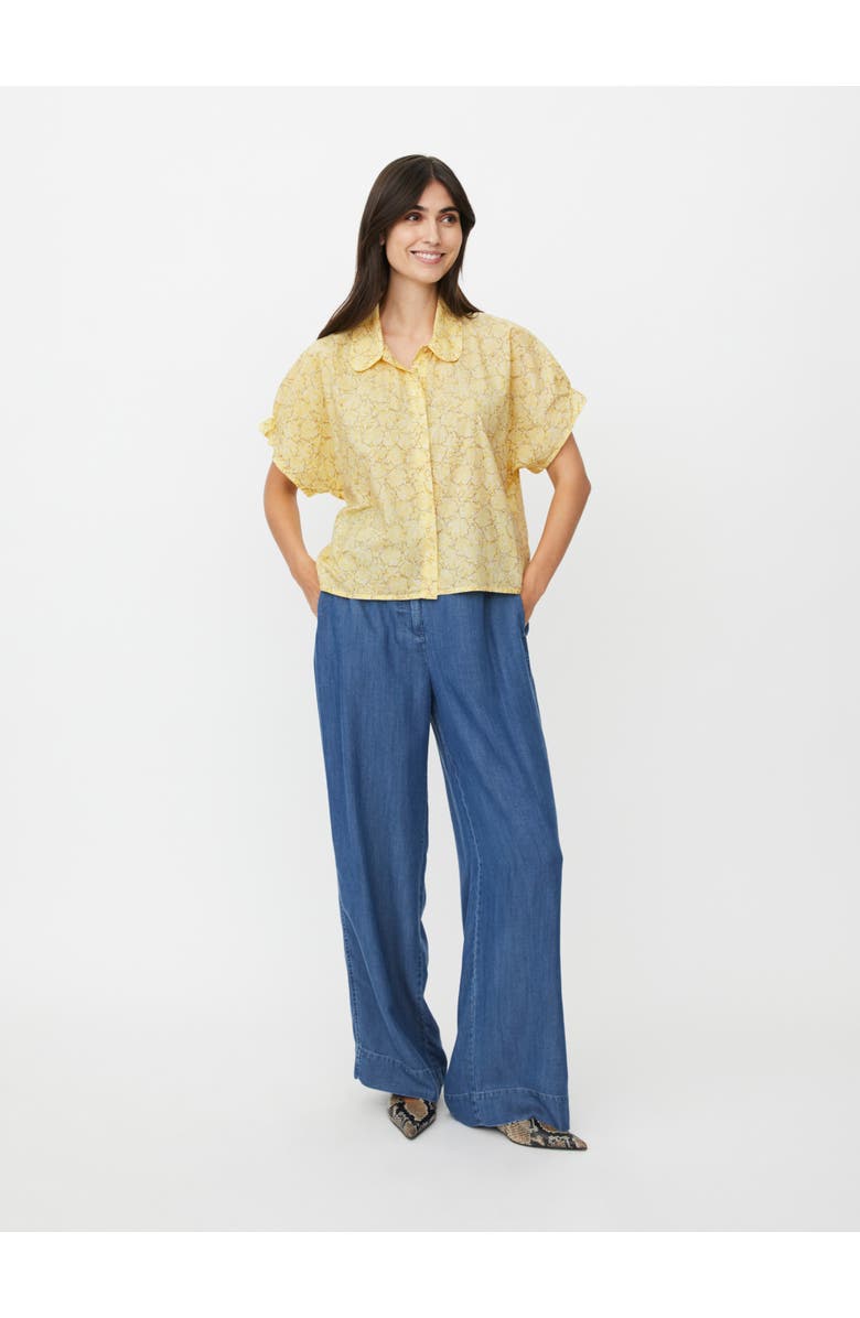 Masai Copenhagen MaIndorix Floral Print Shirt, Alternate, color, Lemonade