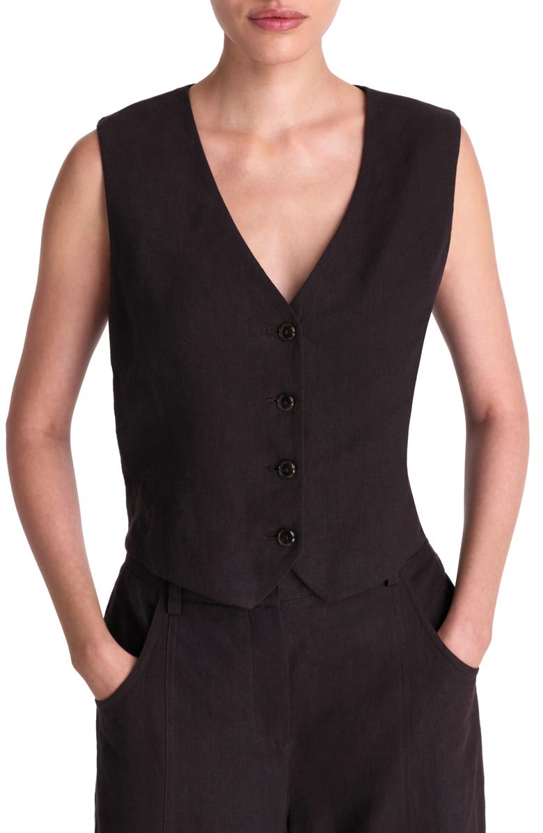 TWP Kikis Linen Vest, Main, color,