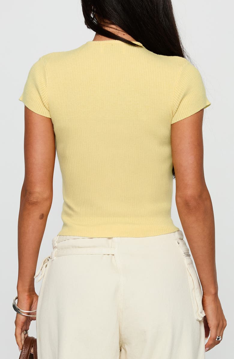 Princess Polly Suzu Lemon Rib Cardigan, Alternate, color, 