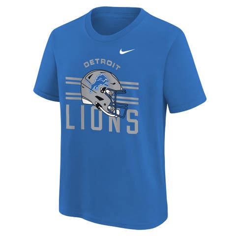 Youth Nike Blue Detroit Lions Team Issue T-Shirt