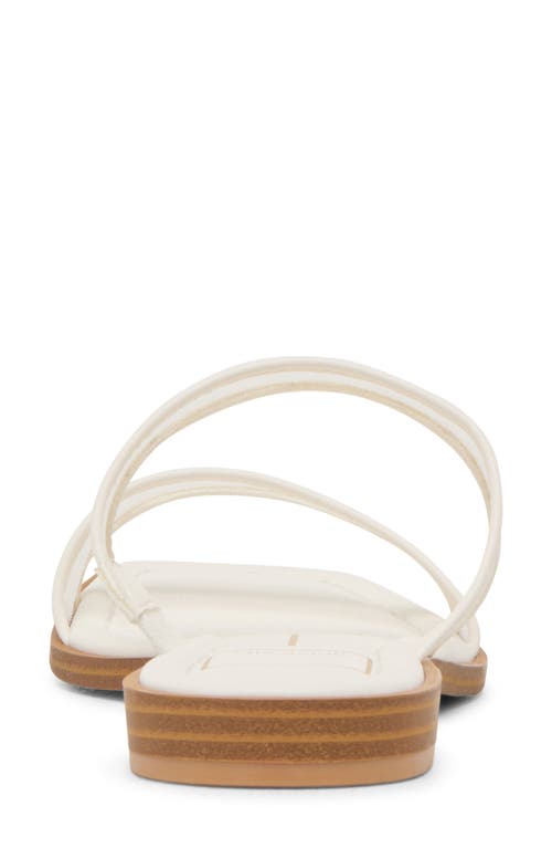 Dolce Vita Ivian Slide Sandal In White Mesh