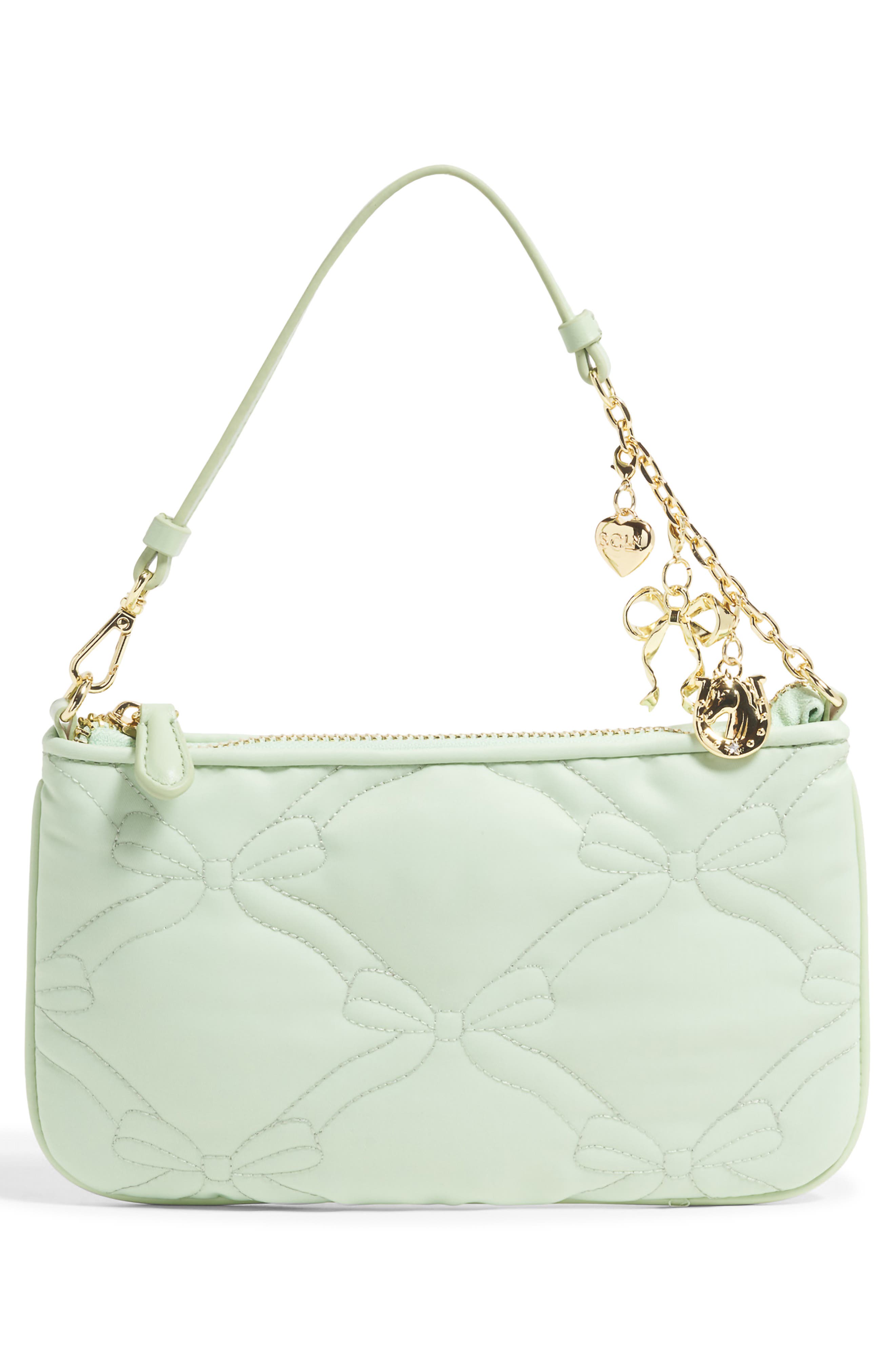 Stoney Clover Lane Charm Nylon Crossbody Bag, Alternate, color, Pistachio